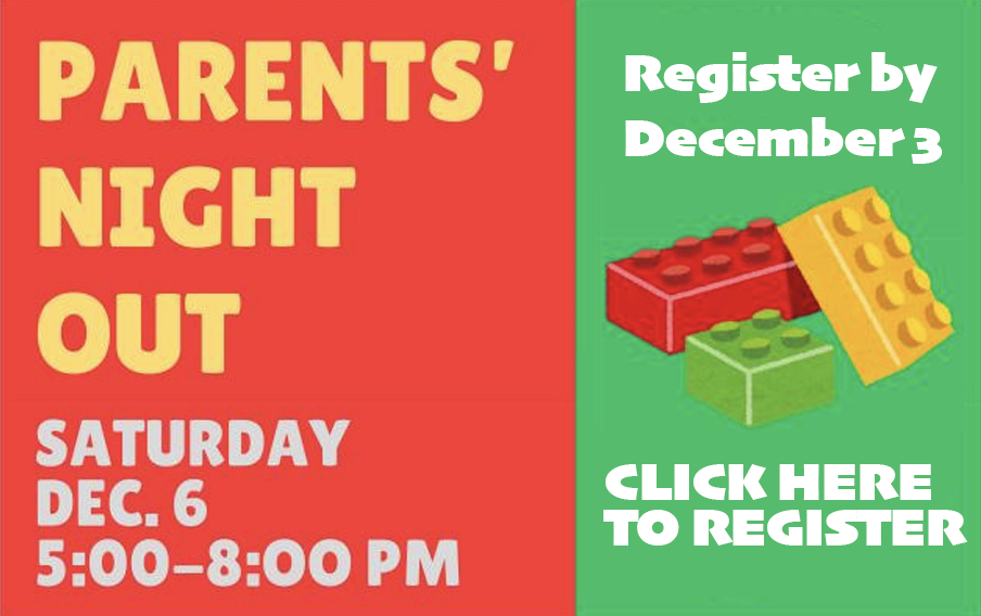 Parents' Night Out on Saturday, December 6
